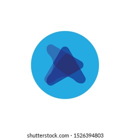 Arrow ilustration logo vector template
