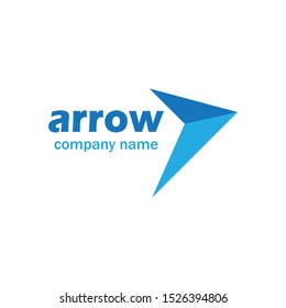 Arrow ilustration logo vector template