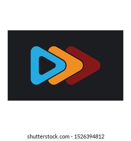Arrow ilustration logo vector template
