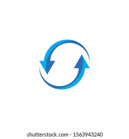 Arrow ilustration logo vector template