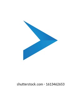 Arrow ilustration logo vector template