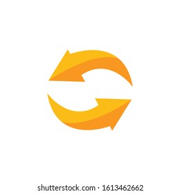 Arrow ilustration logo vector template