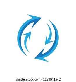 Arrow ilustration logo vector template