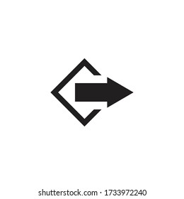 Arrow ilustration logo vector template
