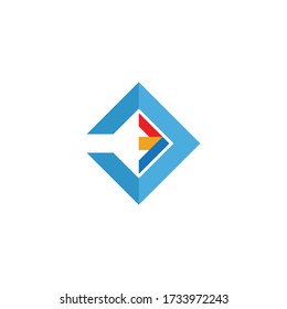 Arrow ilustration logo vector template