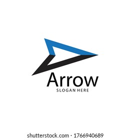 Arrow ilustration logo vector template
