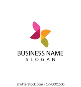 Arrow ilustration logo vector template
