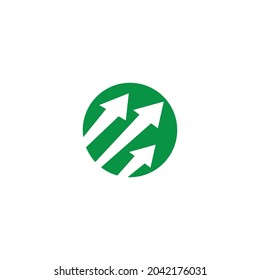 Arrow ilustration logo vector template