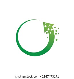 Arrow ilustration logo vector template