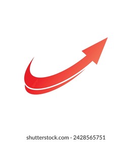 Arrow ilustration logo vector template