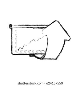 Arrow up increase