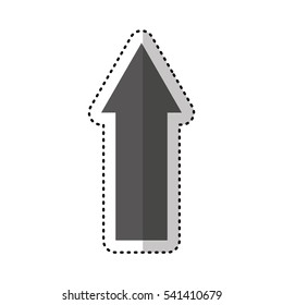 arrow index isolated icon vector illustration design