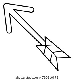 arrow indian isolated icon