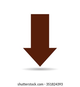 arrow indicates the direction icon