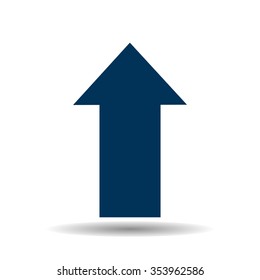 arrow indicates the direction icon