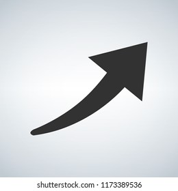 arrow indicates the direction. icon. vector design
