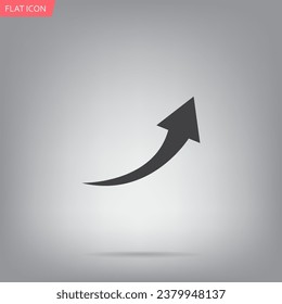 arrow indicates the direction. icon. vector design