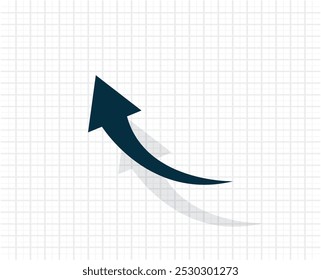 seta indica a direção. ícone. vetor design