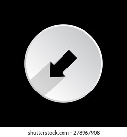 arrow indicates the direction. icon. vector design