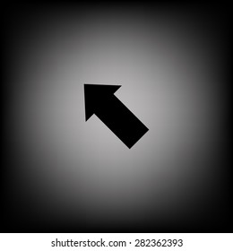 arrow indicates the direction. icon. vector design