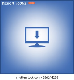 arrow indicates the direction. icon. vector design