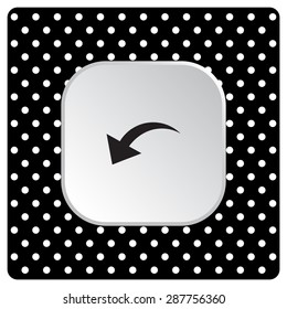arrow indicates the direction. icon. vector design