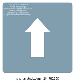 arrow indicates the direction. icon. vector design
