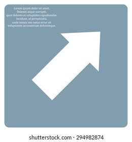 arrow indicates the direction. icon. vector design
