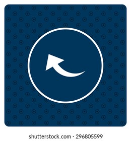 arrow indicates the direction. icon. vector design