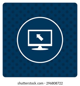 arrow indicates the direction. icon. vector design