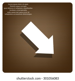 arrow indicates the direction. icon. vector design