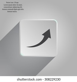 arrow indicates the direction. icon. vector design