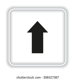 arrow indicates the direction. icon. vector design