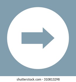 arrow indicates the direction. icon. vector design