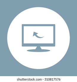 arrow indicates the direction. icon. vector design