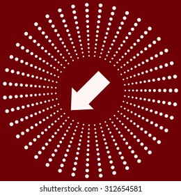 arrow indicates the direction. icon. vector design