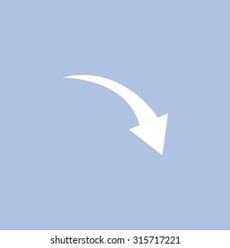 arrow indicates the direction. icon. vector design