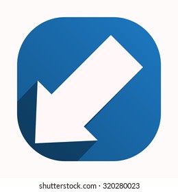 arrow indicates the direction. icon. vector design