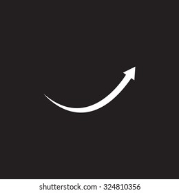 arrow indicates the direction. icon. vector design