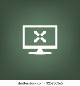 arrow indicates the direction. icon. vector design
