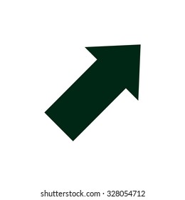 arrow indicates the direction. icon. vector design