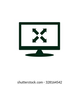 arrow indicates the direction. icon. vector design