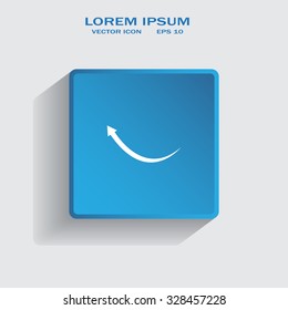 arrow indicates the direction. icon. vector design