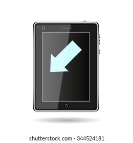 arrow indicates the direction. icon. vector design