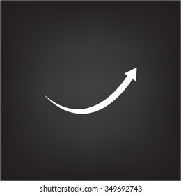 arrow indicates the direction. icon. vector design