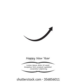 arrow indicates the direction. icon. vector design