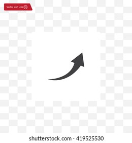 arrow indicates the direction. icon. vector design