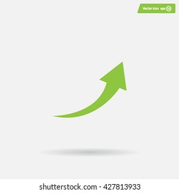 arrow indicates the direction. icon. vector design