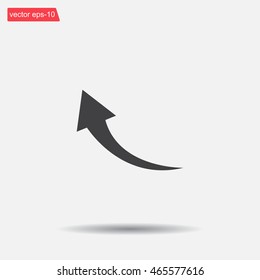 arrow indicates the direction. icon. vector design