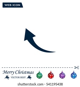 arrow indicates the direction. icon. vector design